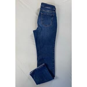 NYDJ Lift/Tuck Marilyn Straight Stretch Denim Jeans. Dark Wash, Women's 8. GUC!